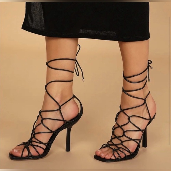 Schutz Heyde Ankle Tie Sandal | Size 10 (lilac) - Picture 2 of 4